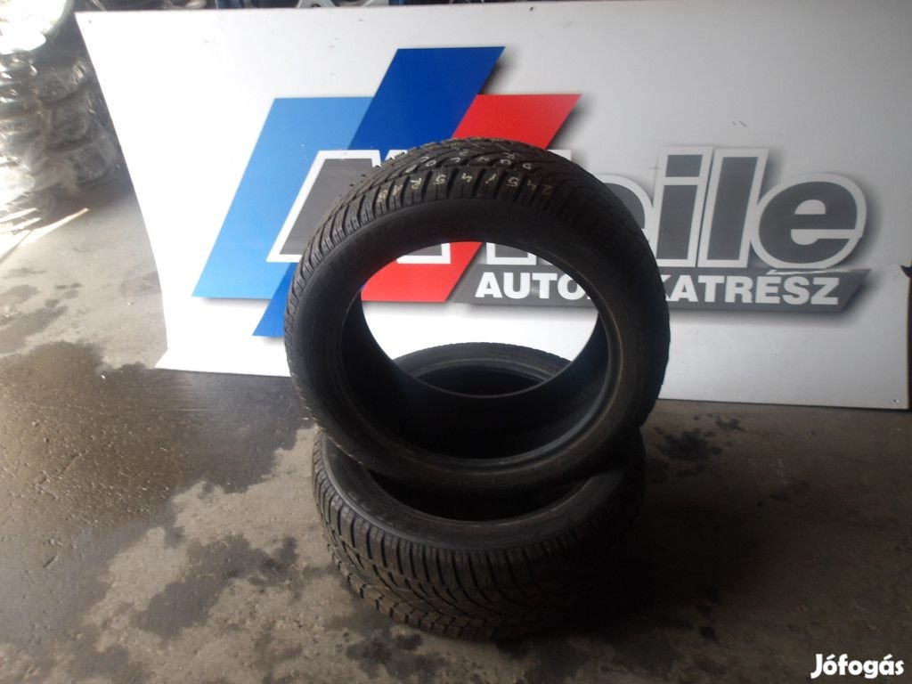 (ÁR/DB)[GYÁRI HASZNÁLT] DUNLOP RSC * 245/45R18 DOT0813 5.7mm